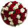 bouquet of red and white roses. Australia